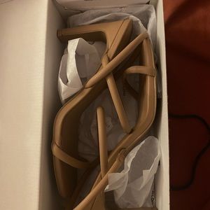 nude strappy aldo heels